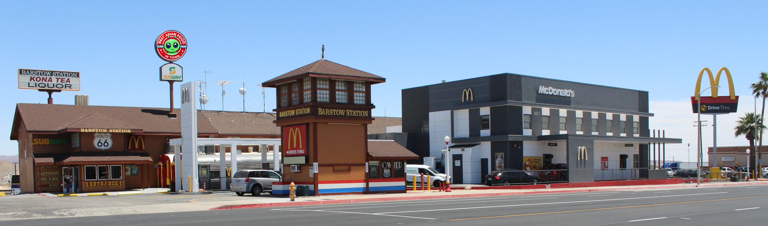Barstow Station exterior on Route 66