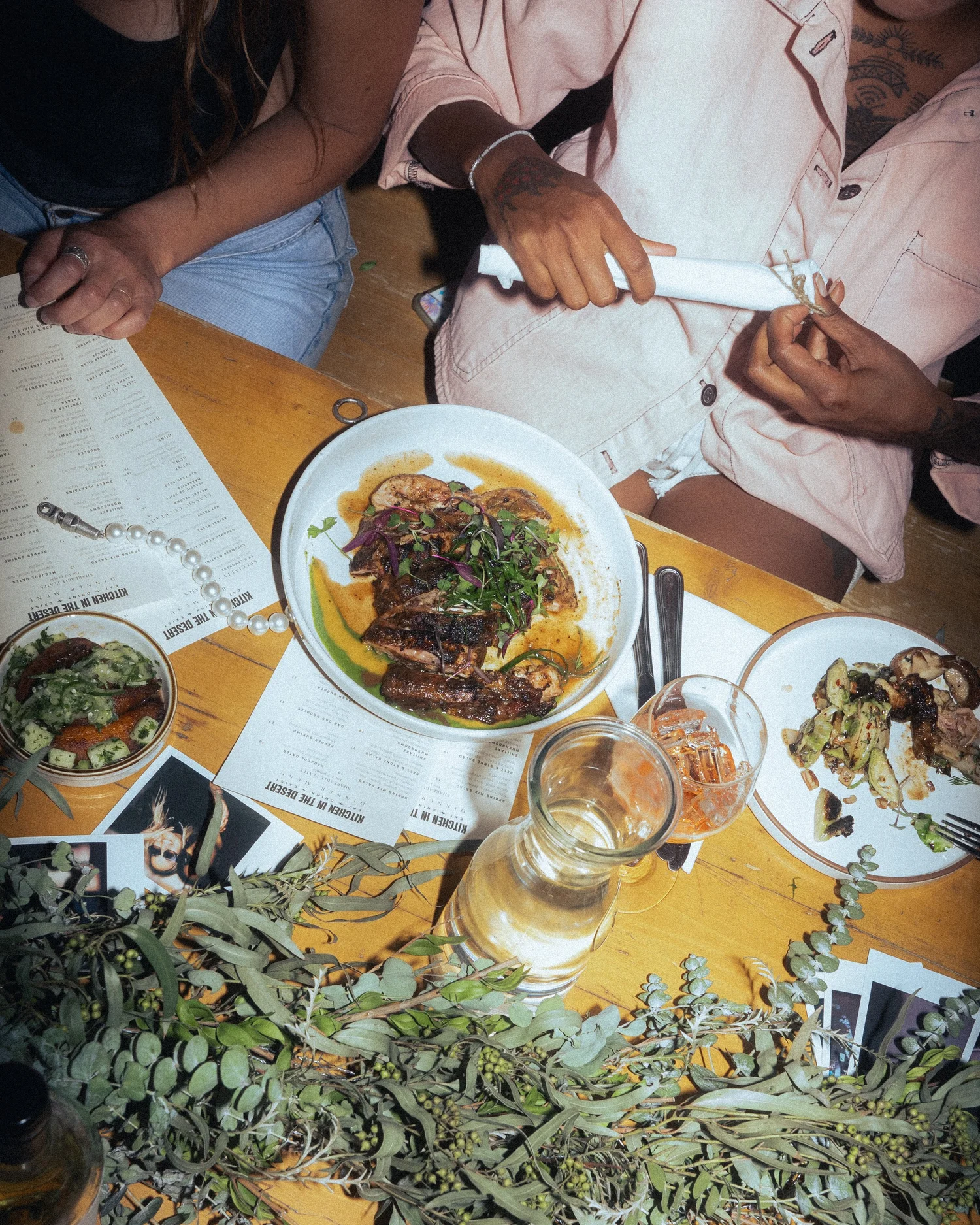 Dining at Kitchen in the Desert