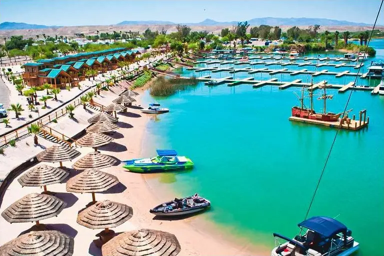 Pirate Cove Resort & Marina on the Colorado River near Needles, California